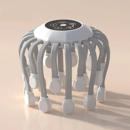 Octopus Scalp Massager 20 Heads + Red Light Therapy for Headaches