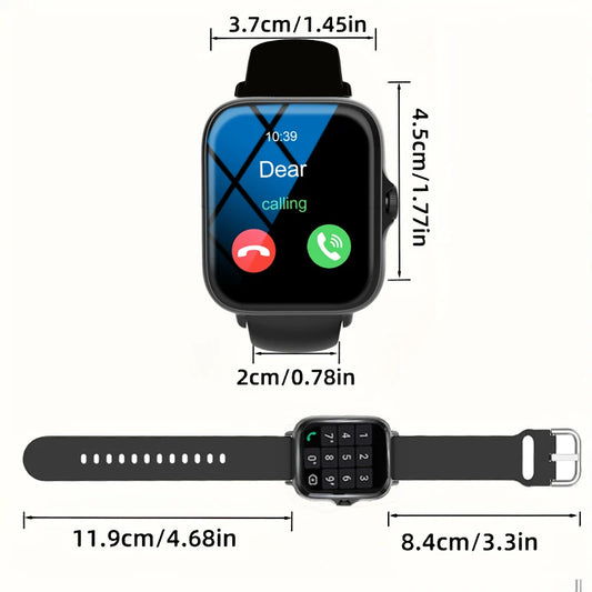 Smartwatch with Multi-Sport Mode & App Alerts