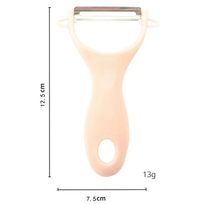 3-in-1 Fruit & Veggie Peeler – Stainless Steel & Ceramic Blade Slicer