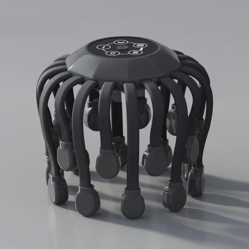 Octopus Scalp Massager 20 Heads + Red Light Therapy for Headaches