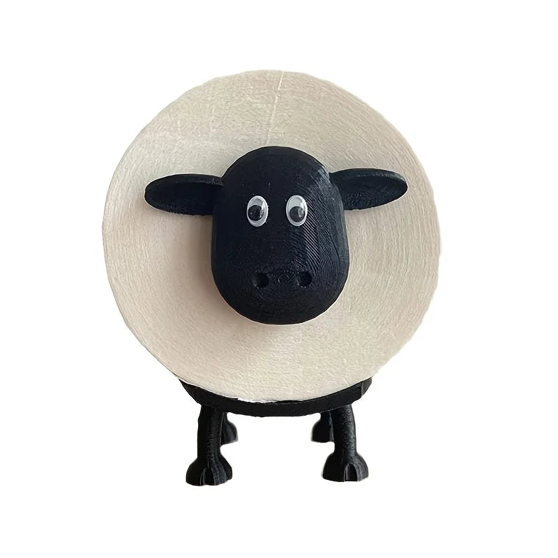 Black Sheep Toilet Paper Holder