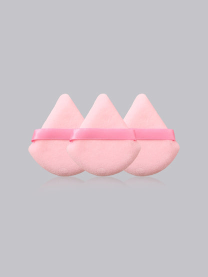 12PCS Pink Makeup Set – 6 Marble Brushes + 3 Soft Makeup Eggs + 3 Setting Puffs