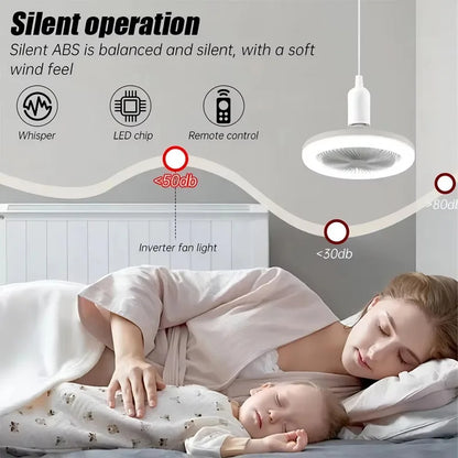 3-in-1 Aromatherapy LED Ceiling Fan Lamp