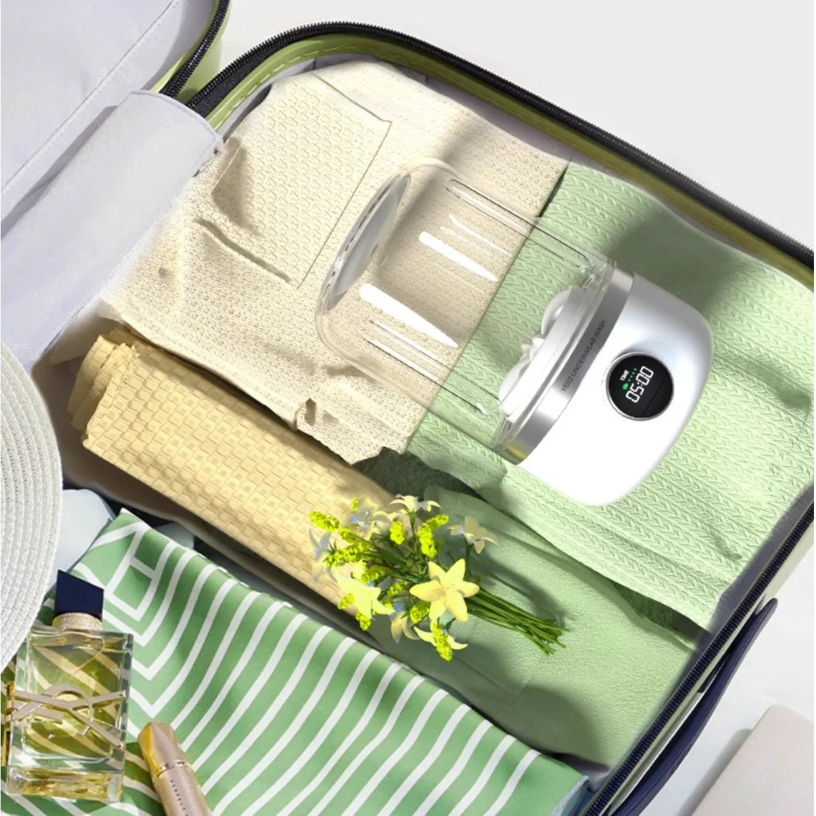 Wireless Mini Washing Machine Portable Laundry Bucket