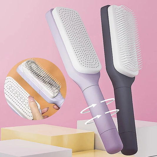 Self Cleaning Hairbrush for Women