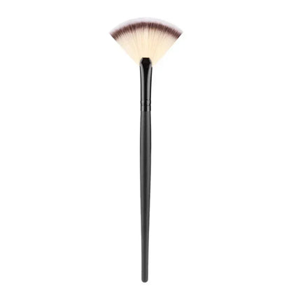 Large Flat Highlight Blush Fan-Shaped Makeup Brush Powder Loose Powder Face Brush Korean Soft Cosy Even Color Tools For Women