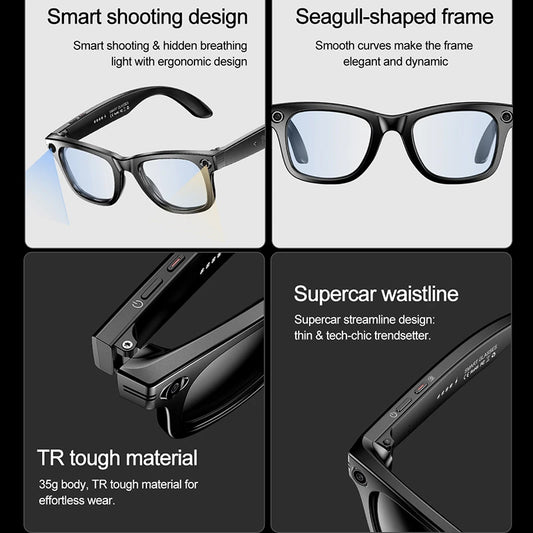 AI Smart Glasses with Camera & 60 Plus Features