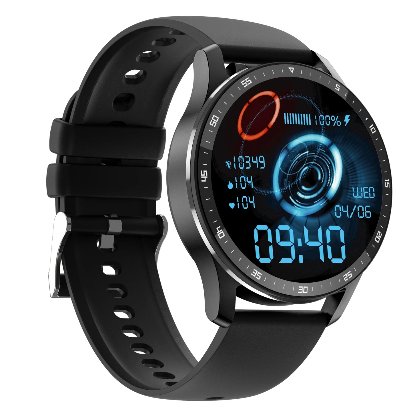 2-in-1 Smartwatch with TWS Bluetooth Earbuds