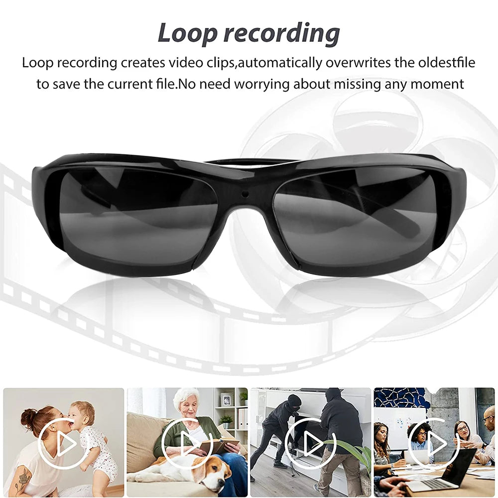 Mini 1080P HD Spy Camera Glasses
