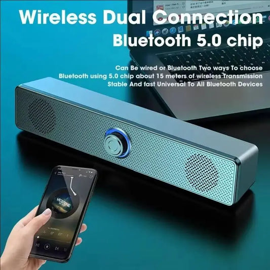 Wireless & Wired Soundbar with Bluetooth
