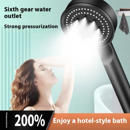 6 Spray Mode Rainfall Shower