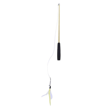Telescopic Cat Feather Teaser Wand