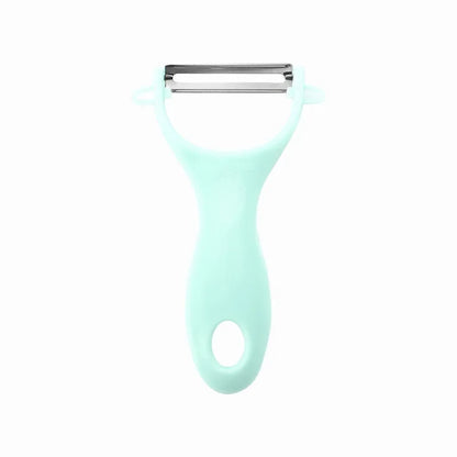 3-in-1 Fruit & Veggie Peeler – Stainless Steel & Ceramic Blade Slicer