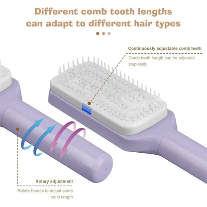 Rotating Air Cushion Hair Brush Massage, Clean, and Shine