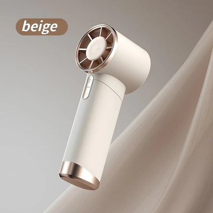 100-Speed Mini Fan Digital Display & Turbo Cooling Power