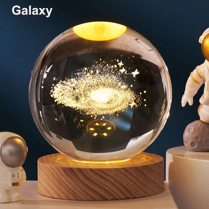 Solar System Ball Light Planets & Moon Design