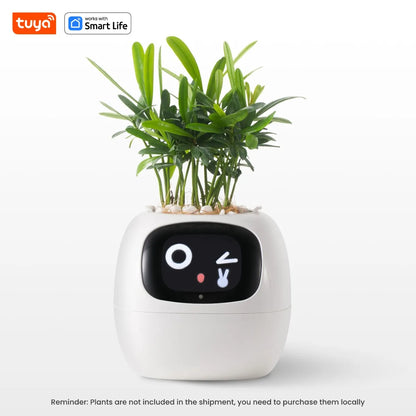 Smart Planter AI Plant Pot with 49+ Expressions & 7 Sensors