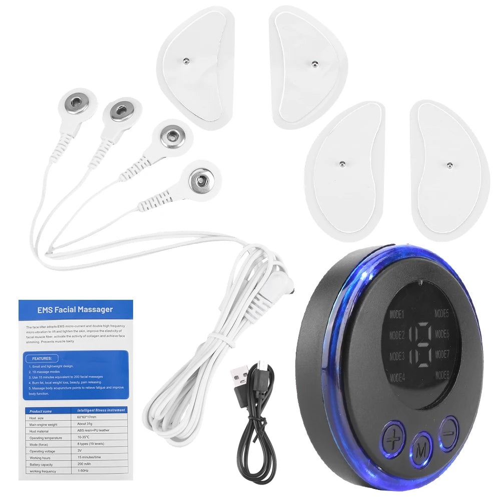 Facial Massager for Women – 8 Modes & 19 Levels