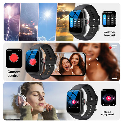 Smartwatch with Multi-Sport Mode & App Alerts