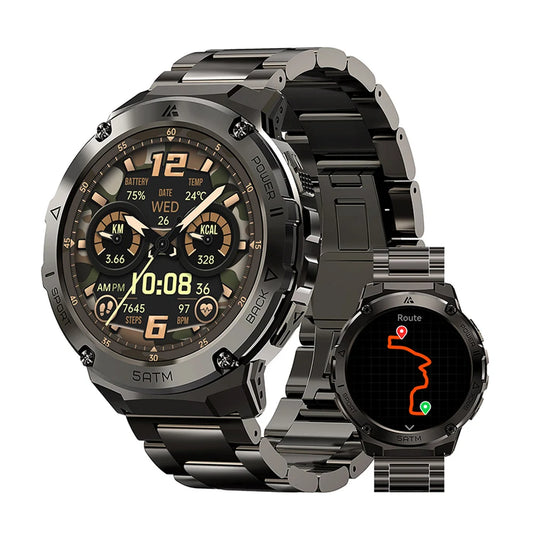 Military-Grade GPS Smartwatch for Men
