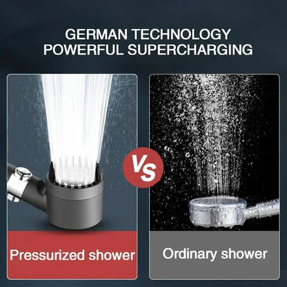 3-Mode Pressurized Shower Head