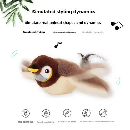 Pat Bird Catnip Plush Toy