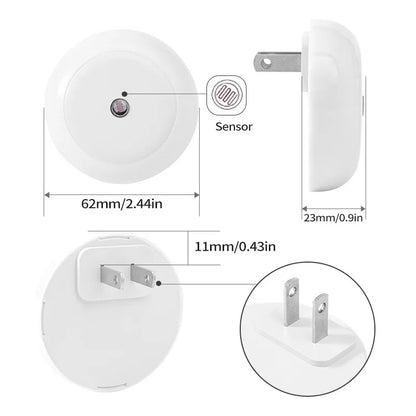 LED Night Light Plug-In with Dusk to Dawn Sensor