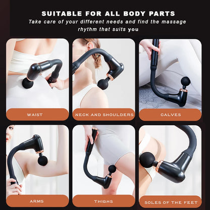 3-Mode Fascia Massage Gun 6-Speed