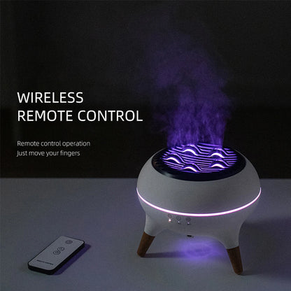 Flame Jellyfish Aroma Diffuser with LED & Remote