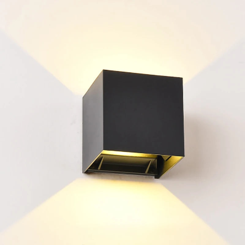 LED Wall Lamp with Motion Sensor – IP65 Waterproof
