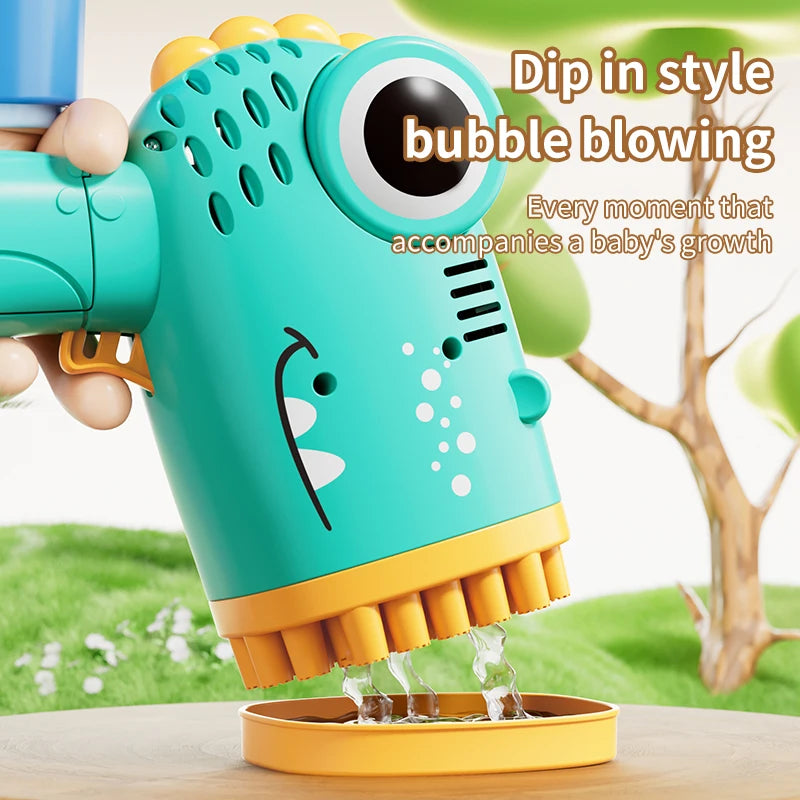 40-Hole Dinosaur Bubble Gun