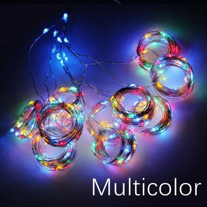 LED Curtain Fairy String Lights 8 Lighting Modes
