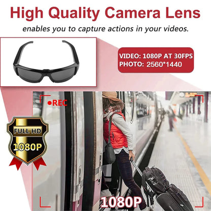 Mini 1080P HD Spy Camera Glasses