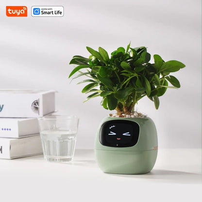Smart Planter AI Plant Pot with 49+ Expressions & 7 Sensors