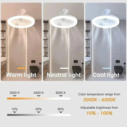 3-in-1 Aromatherapy LED Ceiling Fan Lamp