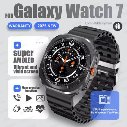 Samsung Ultra Watch 7 with GPS, NFC, 32GB & Bluetooth Calling
