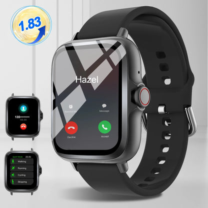 Smartwatch with Multi-Sport Mode & App Alerts