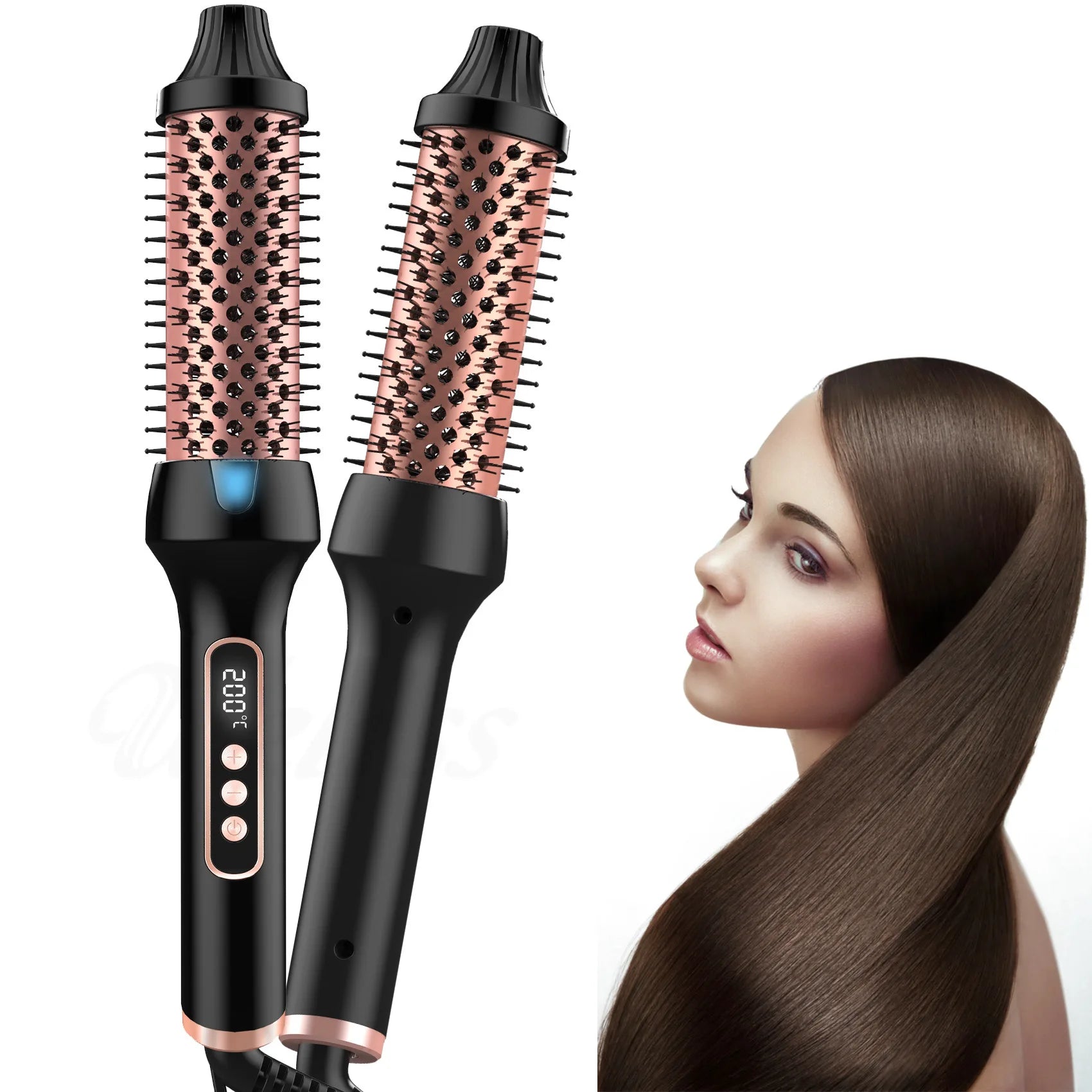 3-in-1 Ionic Curl Wand & Straightener