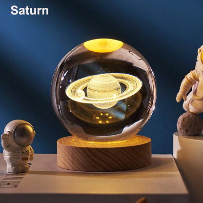 Solar System Ball Light Planets & Moon Design