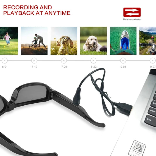 Mini 1080P HD Spy Camera Glasses