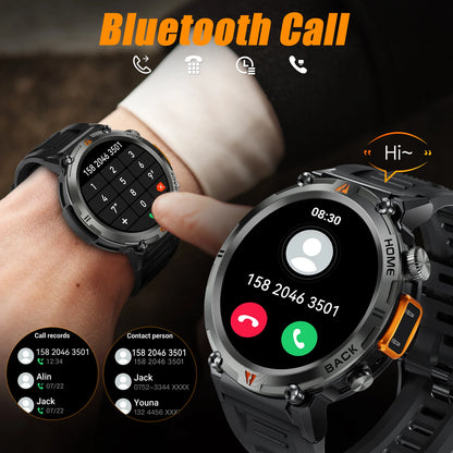 Men’s Smart Watch Waterproof 3ATM, Bluetooth Calling, Health Tracking
