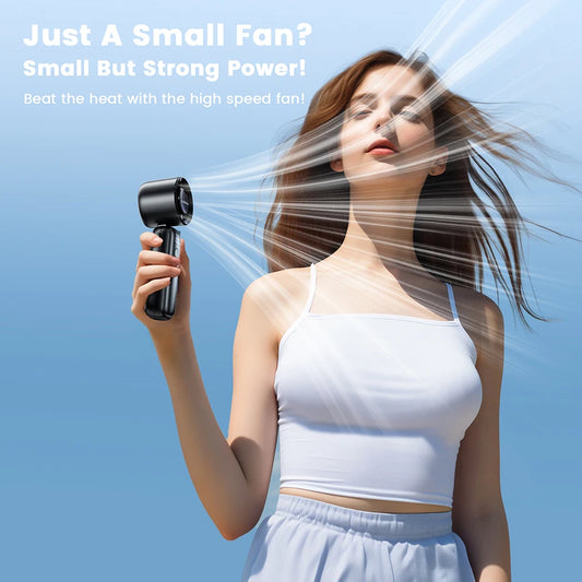 Portable Turbo Fan, 5000mAh, 6 Speeds