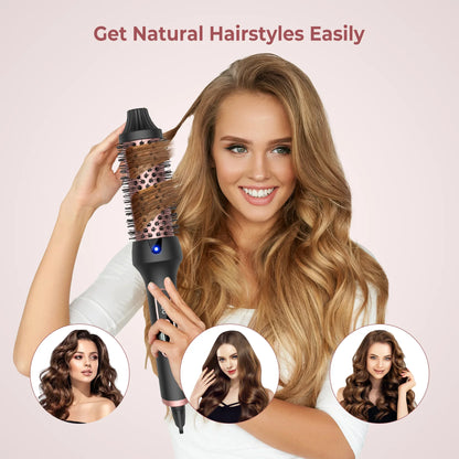 3-in-1 Ionic Curl Wand & Straightener