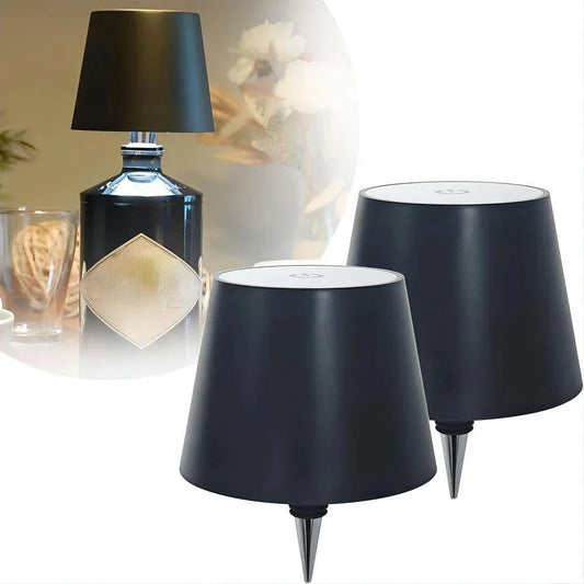 USB Bottle Table Lamp – Touch Control, 3 colors