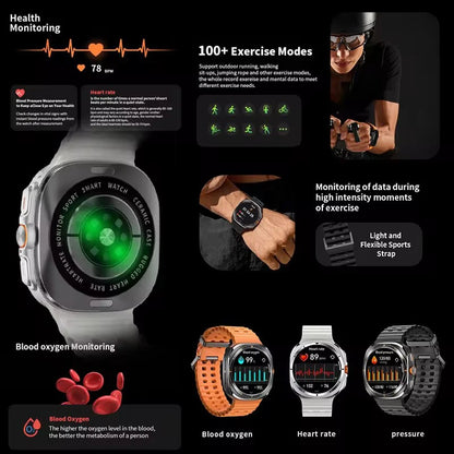 Samsung Ultra Watch 7 with GPS, NFC, 32GB & Bluetooth Calling