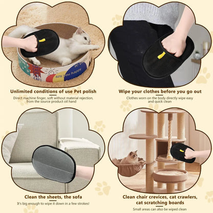 All-in-One Pet Grooming & Fur Removal Gloves