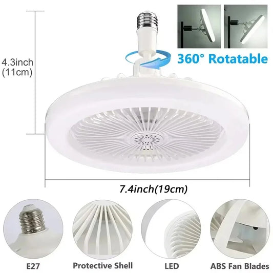 3-in-1 Aromatherapy LED Ceiling Fan Lamp