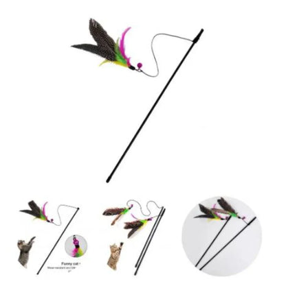 Cats Toys Feather Wand