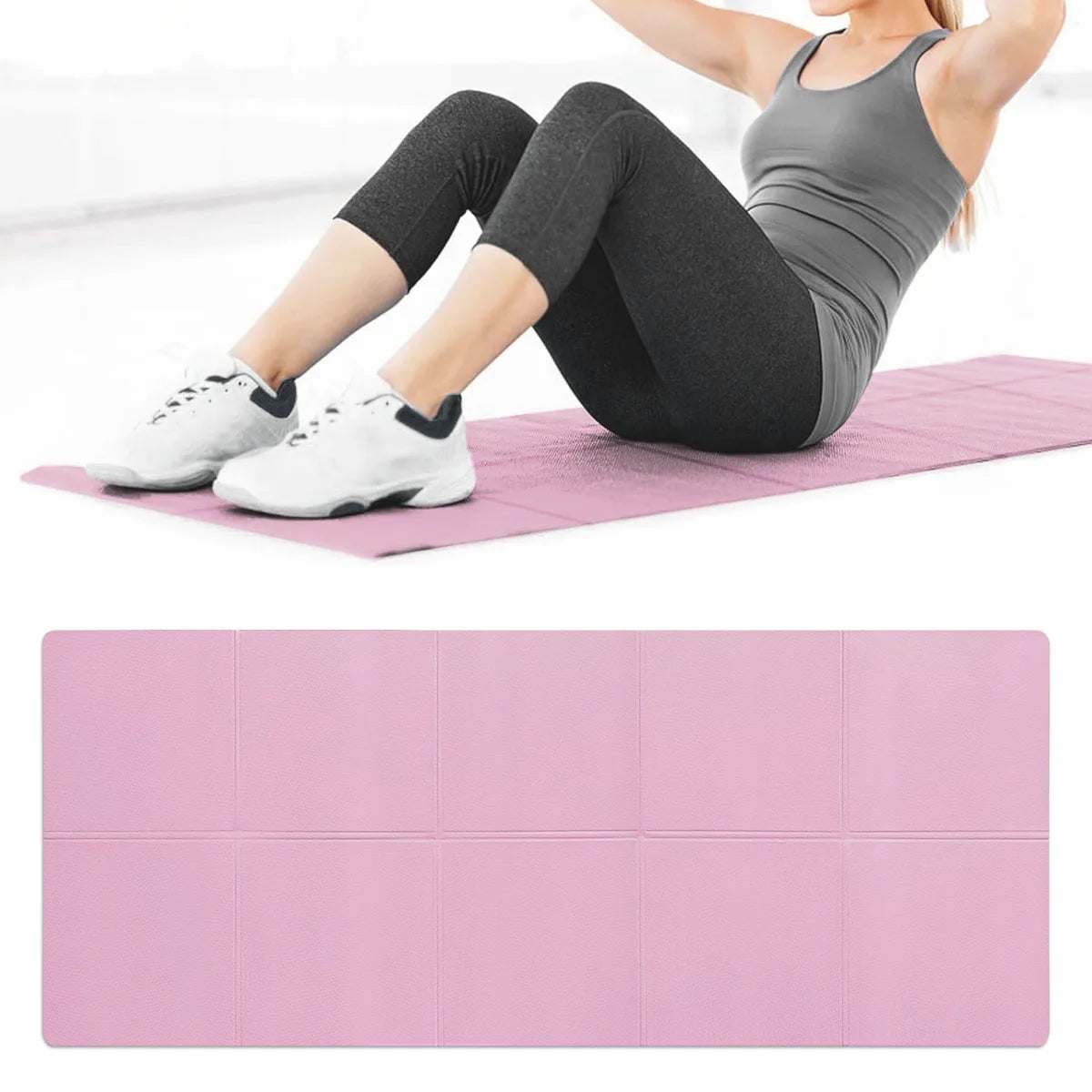 Non-Slip EVA Yoga Mat 4mm Thick