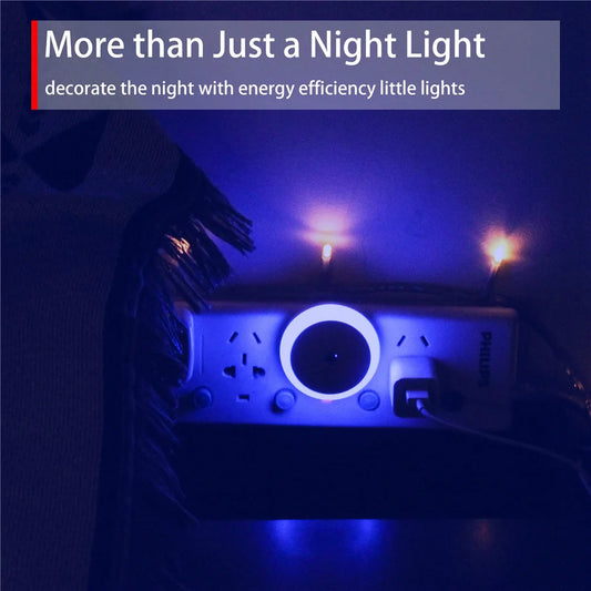LED Night Light Plug-In with Dusk to Dawn Sensor